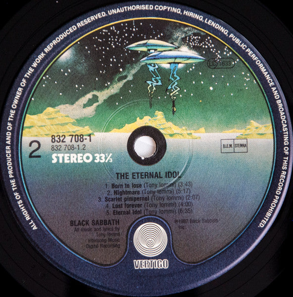 Black Sabbath ~ The Eternal Idol (Vinyl) - Djungel & Jazz