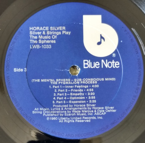 Horace Silver ~ Silver 'N Strings Play The Music Of The Spheres (Vinyl) - Djungel & Jazz