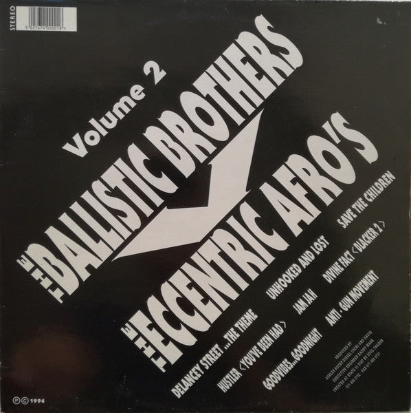 The Ballistic Brothers V The Eccentric Afro's ~ Volume 2 (Vinyl) - Djungel & Jazz