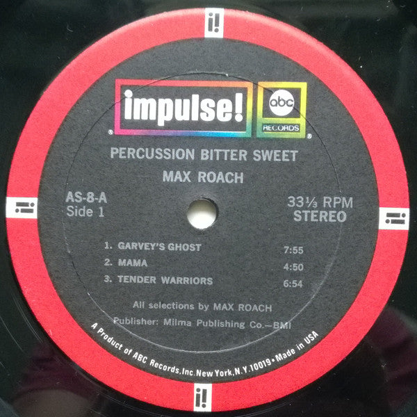 Max Roach ~ Percussion Bitter Sweet (Vinyl) - Djungel & Jazz
