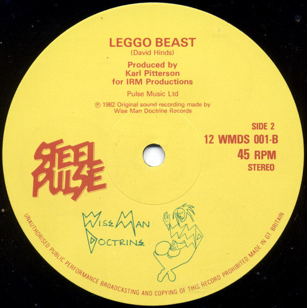 Steel Pulse : Ravers / Leggo Beast (12")