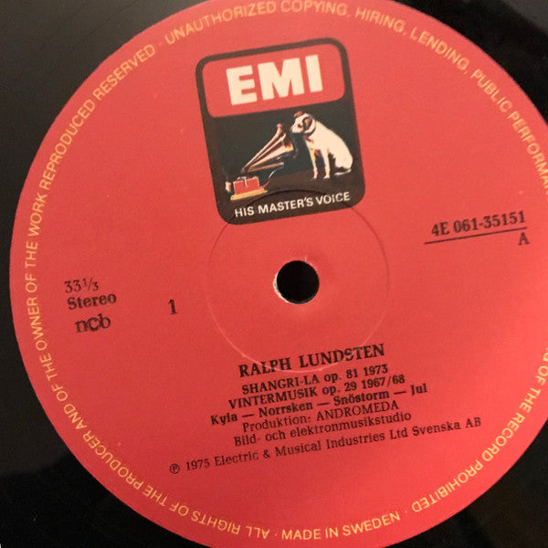 Ralph Lundsten ~ Shangri-La (Vinyl) - Djungel & Jazz