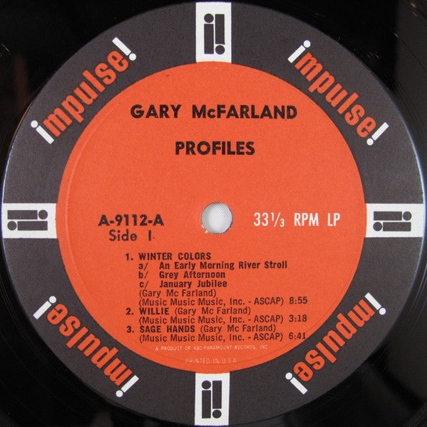 Gary McFarland ~ Profiles (Vinyl) - Djungel & Jazz