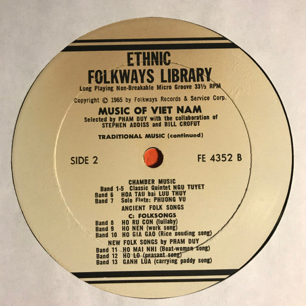 Various ~ Music Of Viet Nam (Vinyl) - Djungel & Jazz