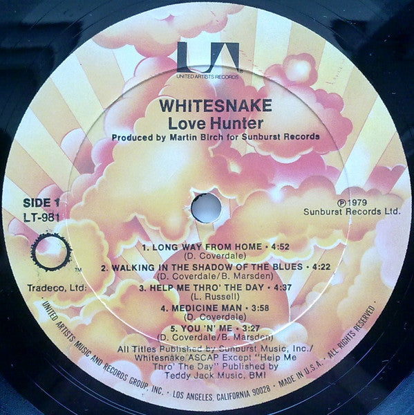 Whitesnake ~ Lovehunter (Vinyl) - Djungel & Jazz