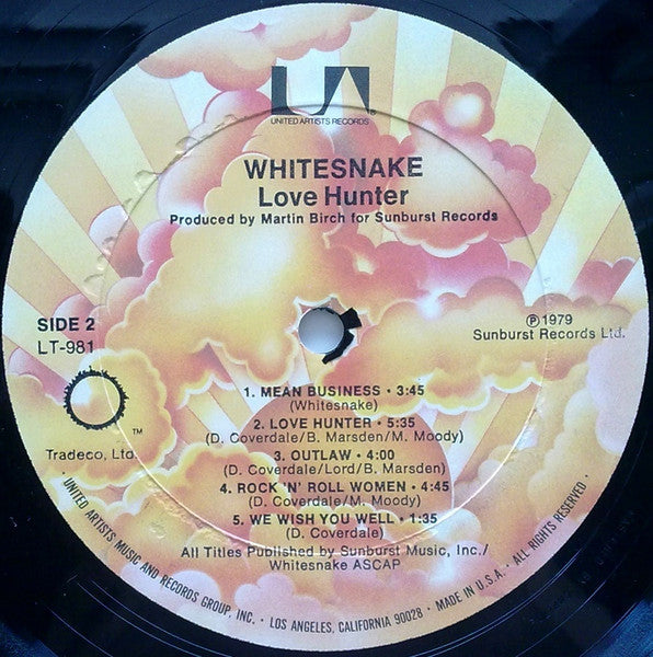 Whitesnake ~ Lovehunter (Vinyl) - Djungel & Jazz