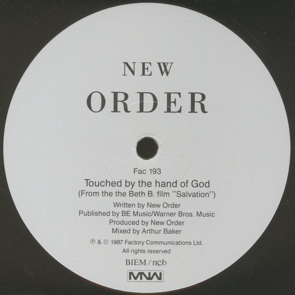 New Order ~ Touched By The Hand Of God (Vinyl) - Djungel & Jazz