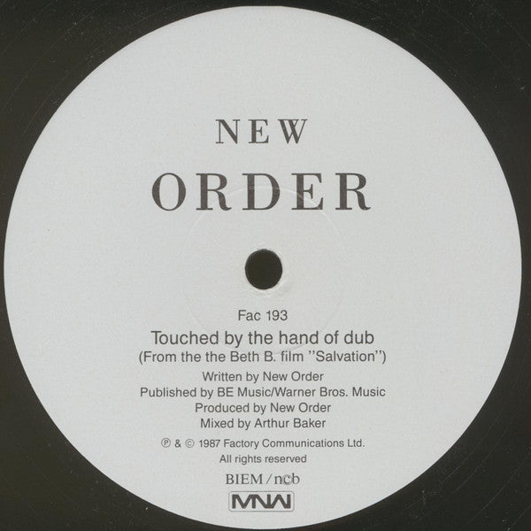 New Order ~ Touched By The Hand Of God (Vinyl) - Djungel & Jazz