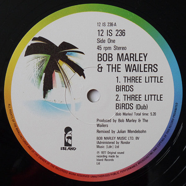 Bob Marley & The Wailers : Three Little Birds (12", Single)