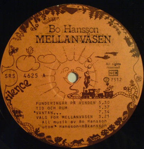 Bo Hansson ~ Mellanväsen (Vinyl) - Djungel & Jazz