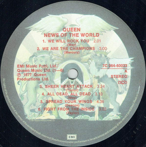 Queen ~ News Of The World (Vinyl) - Djungel & Jazz
