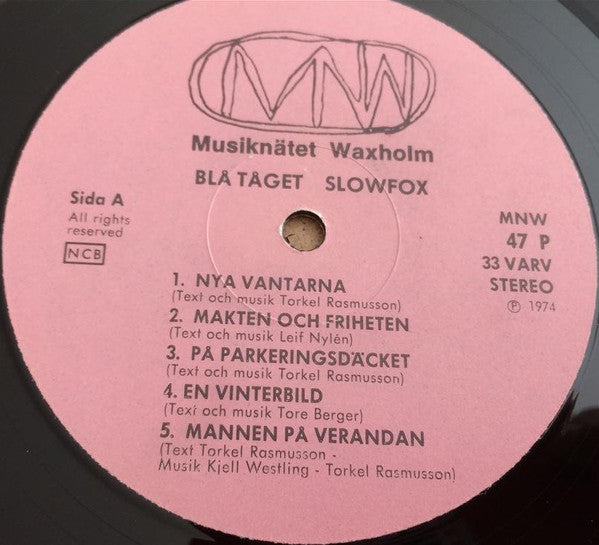 Blå Tåget : Slowfox (LP, Album)