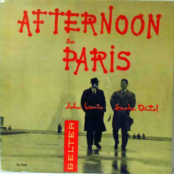 John Lewis (2) & Sacha Distel : Afternoon In Paris (LP, Album, Mono, Gat)