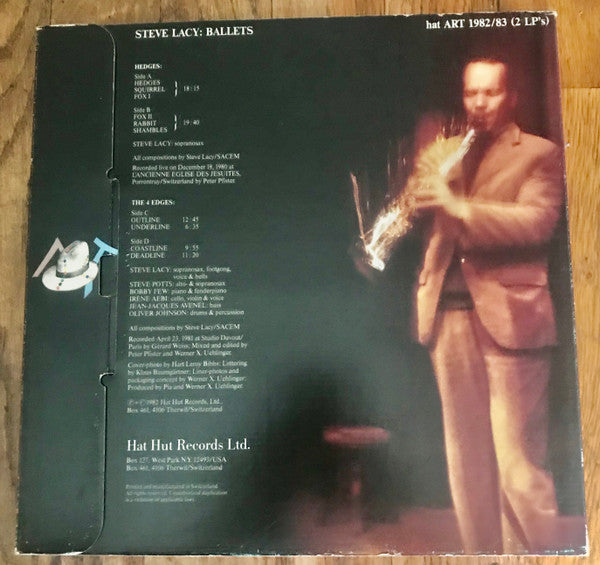 Steve Lacy : Ballets (2xLP, Album + Box)