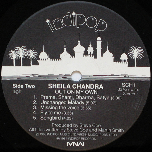Sheila Chandra ~ Out On My Own (Vinyl) - Djungel & Jazz