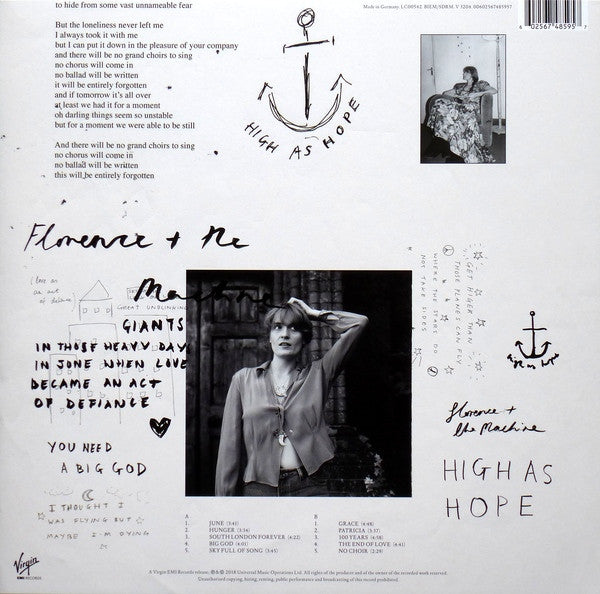 Florence + The Machine* : High As Hope (LP, Album)