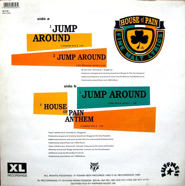 House Of Pain ~ Jump Around (Vinyl) - Djungel & Jazz