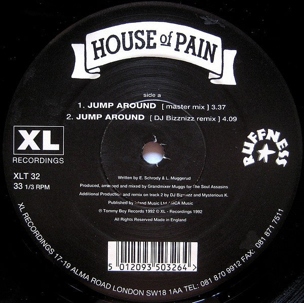 House Of Pain ~ Jump Around (Vinyl) - Djungel & Jazz