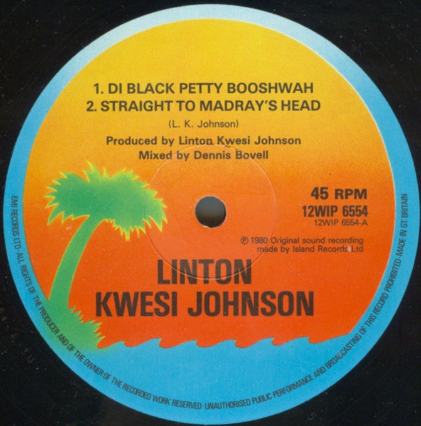 Linton Kwesi Johnson ~ De Black Petty Booshwah (Vinyl) - Djungel & Jazz