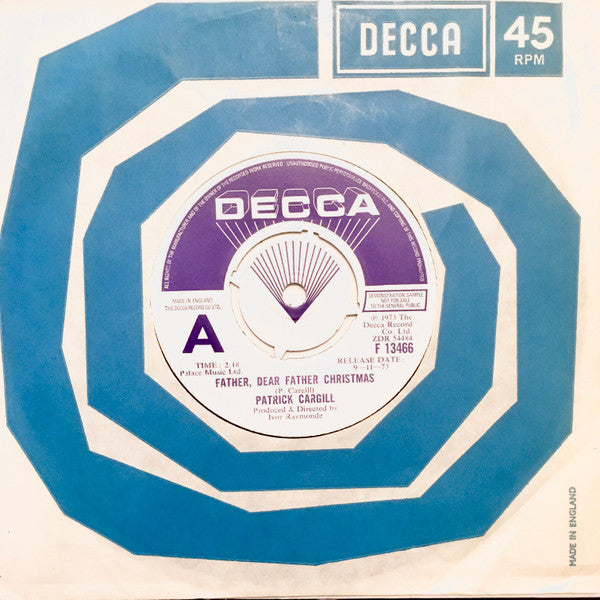 Patrick Cargill ~ Father, Dear Father Christmas (Vinyl) - Djungel & Jazz