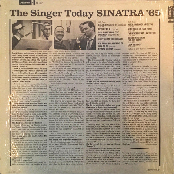 Frank Sinatra ~ Sinatra '65 (Vinyl) - Djungel & Jazz