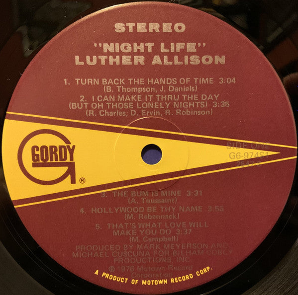 Luther Allison ~ Night Life (Vinyl) - Djungel & Jazz