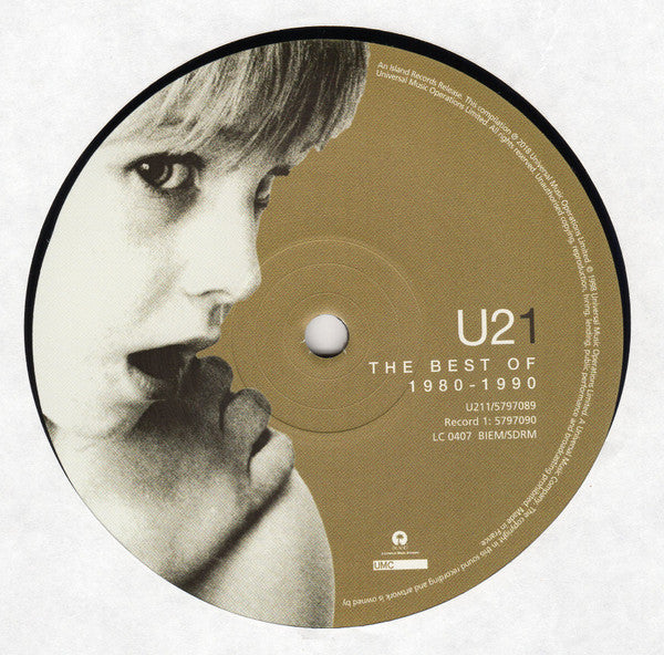 U2 : The Best Of 1980-1990 (2xLP, Comp, RE, RM, 180)
