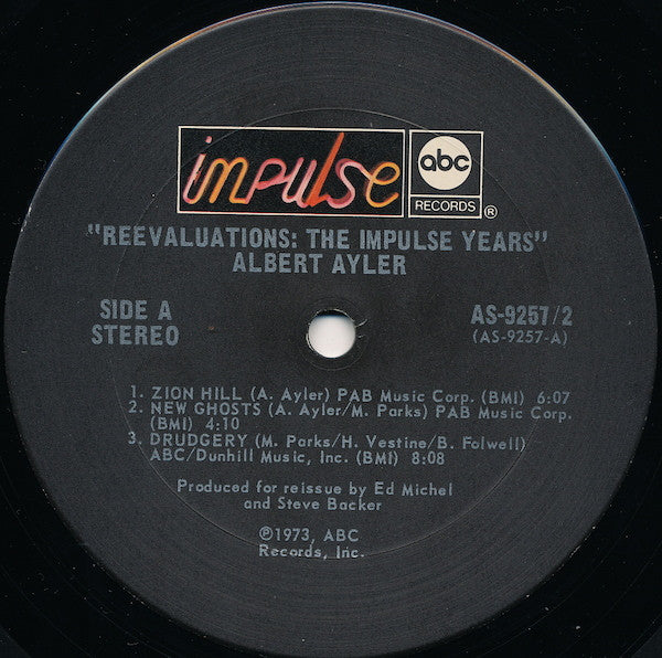 Albert Ayler ~ Reevaluations: The Impulse Years (Vinyl) - Djungel & Jazz