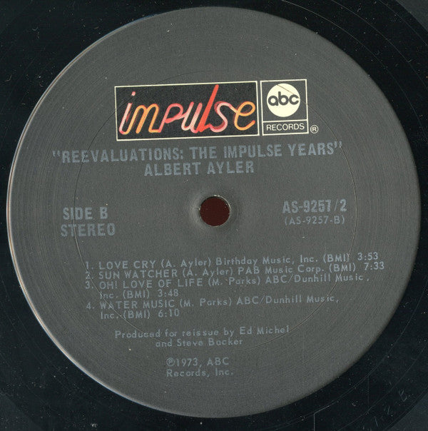 Albert Ayler ~ Reevaluations: The Impulse Years (Vinyl) - Djungel & Jazz