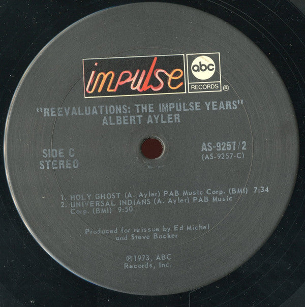 Albert Ayler ~ Reevaluations: The Impulse Years (Vinyl) - Djungel & Jazz