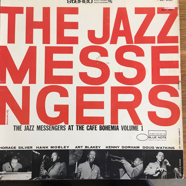 Art Blakey & The Jazz Messengers : At The Cafe Bohemia (Volume 1) (LP, Album, RE, Whi)