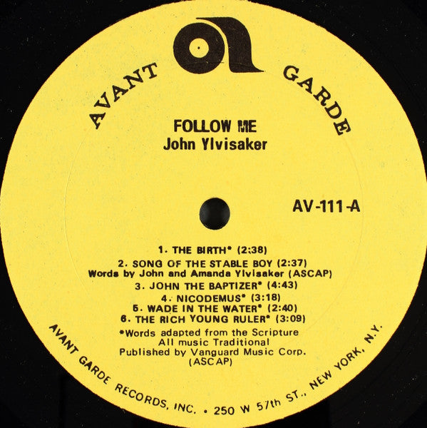 John Ylvisaker : Follow Me (LP, Album)