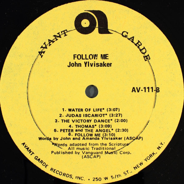 John Ylvisaker : Follow Me (LP, Album)