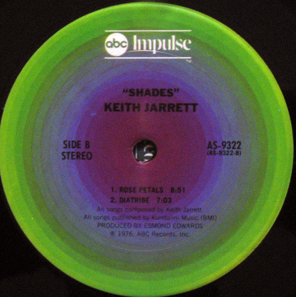 Keith Jarrett : Shades (LP, Album, RE)