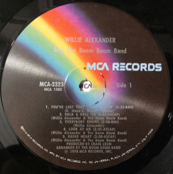 Willie Alexander And The Boom Boom Band ~ Willie Alexander And The Boom Boom Band (Vinyl) - Djungel & Jazz