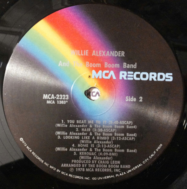 Willie Alexander And The Boom Boom Band ~ Willie Alexander And The Boom Boom Band (Vinyl) - Djungel & Jazz