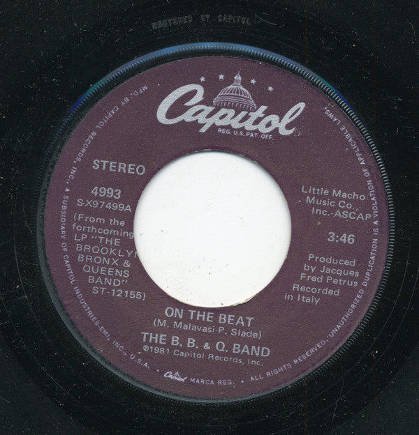 The Brooklyn, Bronx & Queens Band ~ On The Beat (Vinyl) - Djungel & Jazz