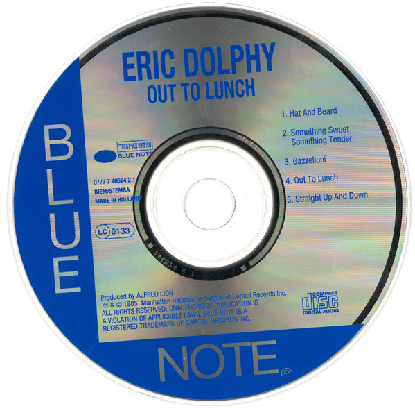 Eric Dolphy ~ Out To Lunch! (Vinyl) - Djungel & Jazz