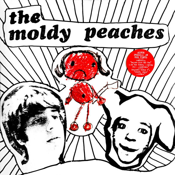 The Moldy Peaches : The Moldy Peaches (LP, Album, RE, Red + 7", RE + CD, Album)