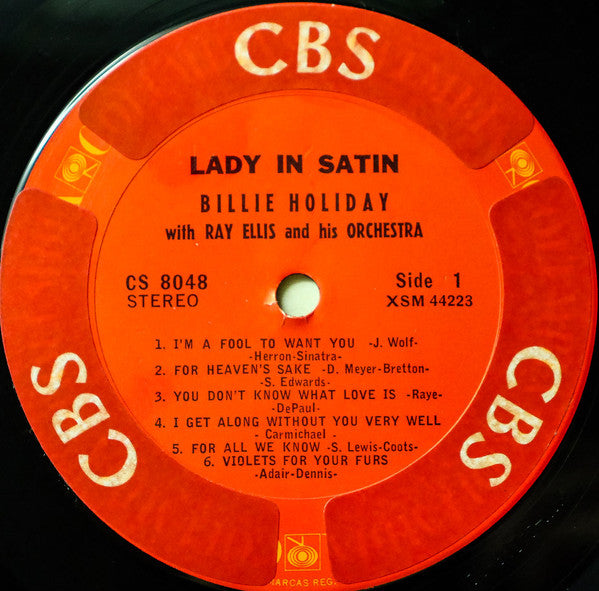 Billie Holiday With Ray Ellis And His Orchestra ~ Lady In Satin (Vinyl) - Djungel & Jazz