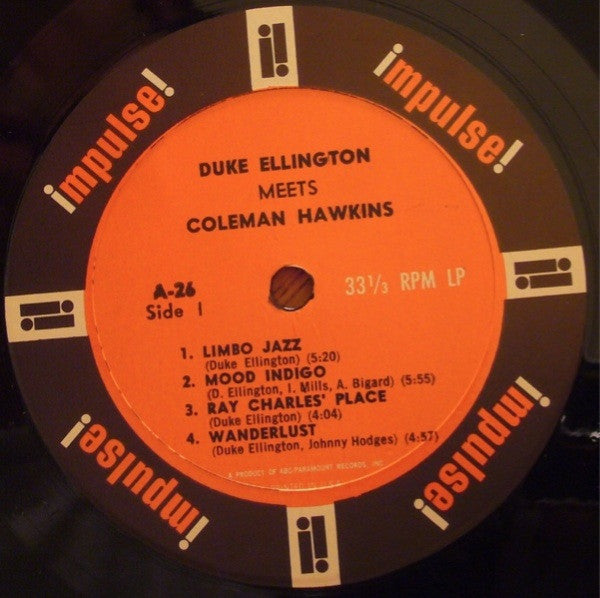 Duke Ellington Meets Coleman Hawkins ~ Duke Ellington Meets Coleman Hawkins (Vinyl) - Djungel & Jazz