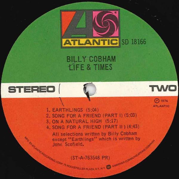 Billy Cobham ~ Life & Times (Vinyl) - Djungel & Jazz