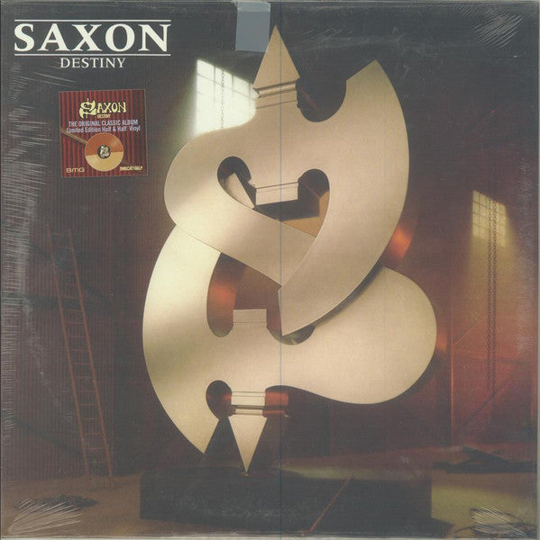 Saxon : Destiny (LP, Album, Ltd, RE, Gol)