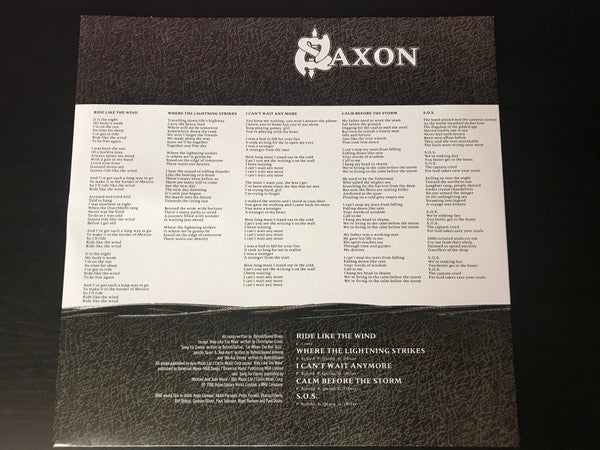 Saxon : Destiny (LP, Album, Ltd, RE, Gol)