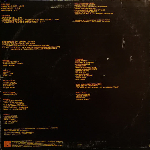 B. Baker Chocolate Co. : B. Baker Chocolate Co. (LP, Album)