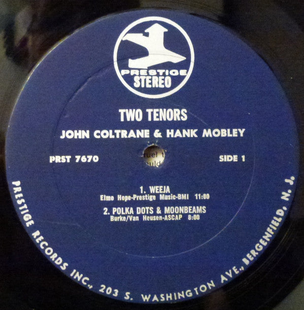 John Coltrane With Hank Mobley ~ 2 Tenors (Vinyl) - Djungel & Jazz