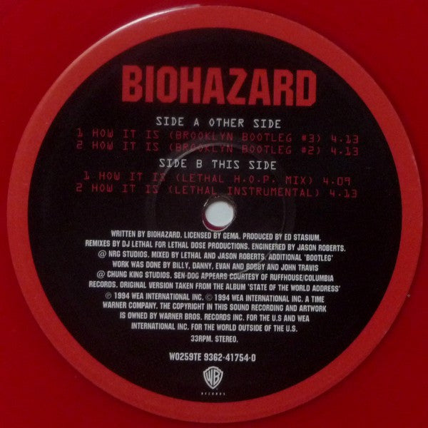 Biohazard ~ How It Is (Vinyl) - Djungel & Jazz