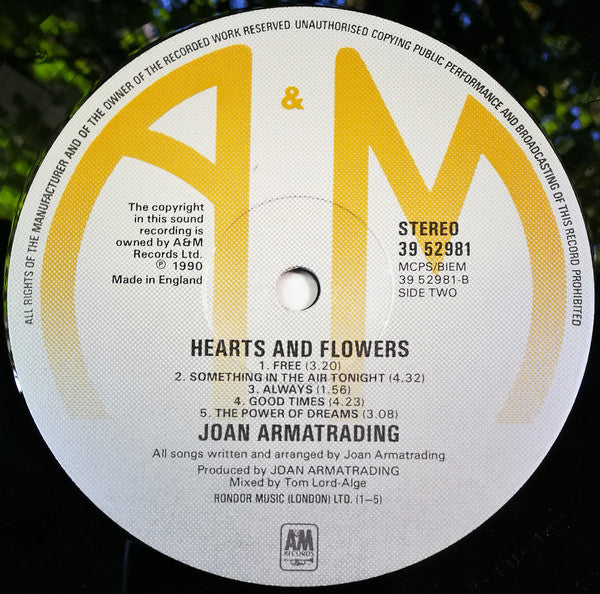 Joan Armatrading ~ Hearts And Flowers (Vinyl) - Djungel & Jazz