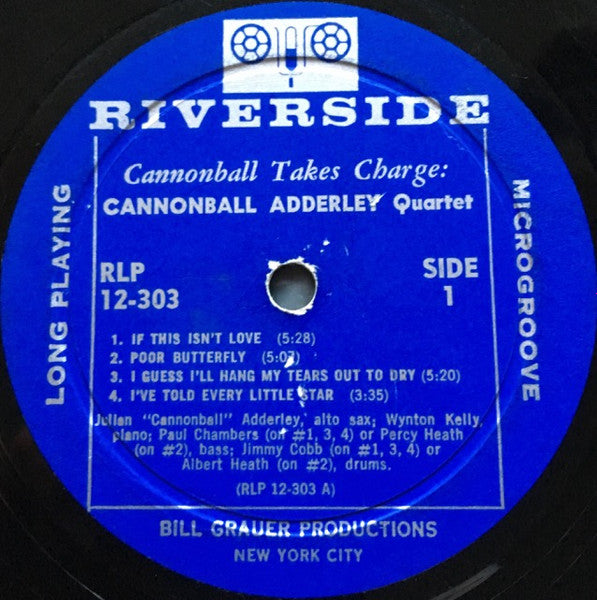 Cannonball Adderley Quartet ~ Cannonball Takes Charge (Vinyl) - Djungel & Jazz