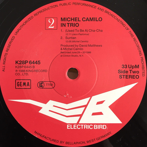 Michel Camilo ~ In Trio (Vinyl) - Djungel & Jazz